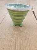 Portable Silicone Cup with Lid and Wrist strap